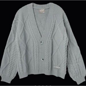 Taylor Swift Tortured Poets Department Gray Cardigan